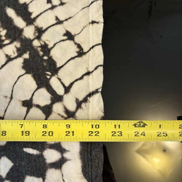 Free People We The Free Coastal Tee Black Small Tie-Dye Boho Oversized - Picture 5 of 6